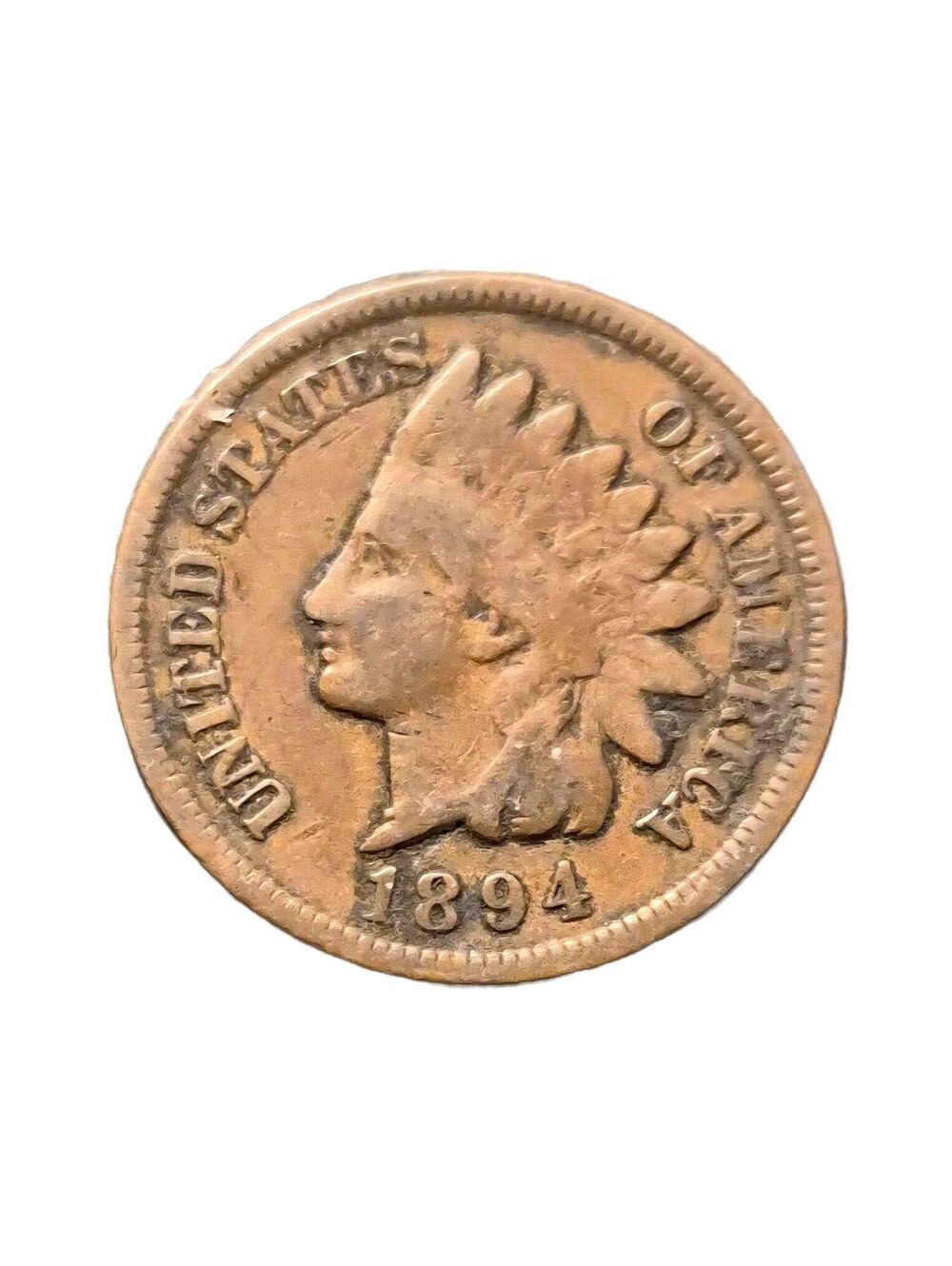 1894 Indian Head Penny Nice Coin #308